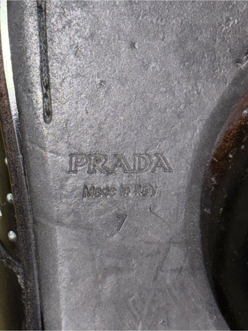 Mens black prada Loafer shoes size 7 - Picture 6 of 9